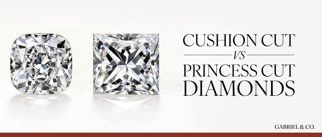 Cushion Cut vs Princess Cut